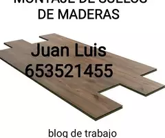 Instalacion de suelos de maderas laminados